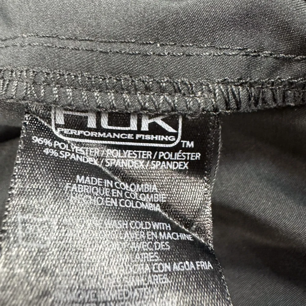 Huk Pant Mens 38 Black Performance Fishing Outdoor Athletic Pocket Outdoor 40x31